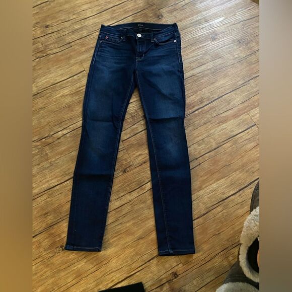 Size 26 Darkwash Denim By Hudson Skinny Jeans - Picture 1 of 3